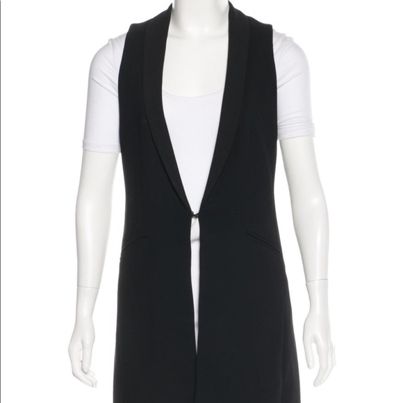 Alice + Olivia black vest sz 2 - Picture 2 of 6